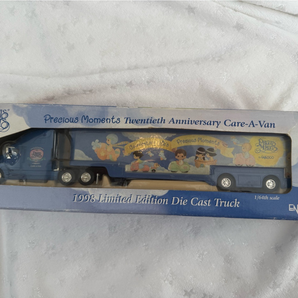 Precious Moments Blue Die Cast Truck 1998